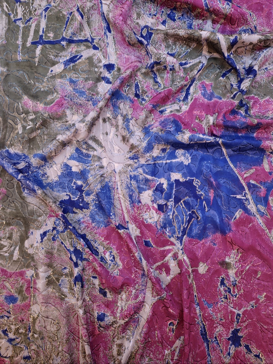 Indian silk fabrics